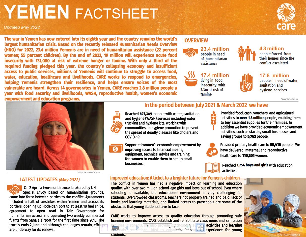 Yemen Fact Sheet